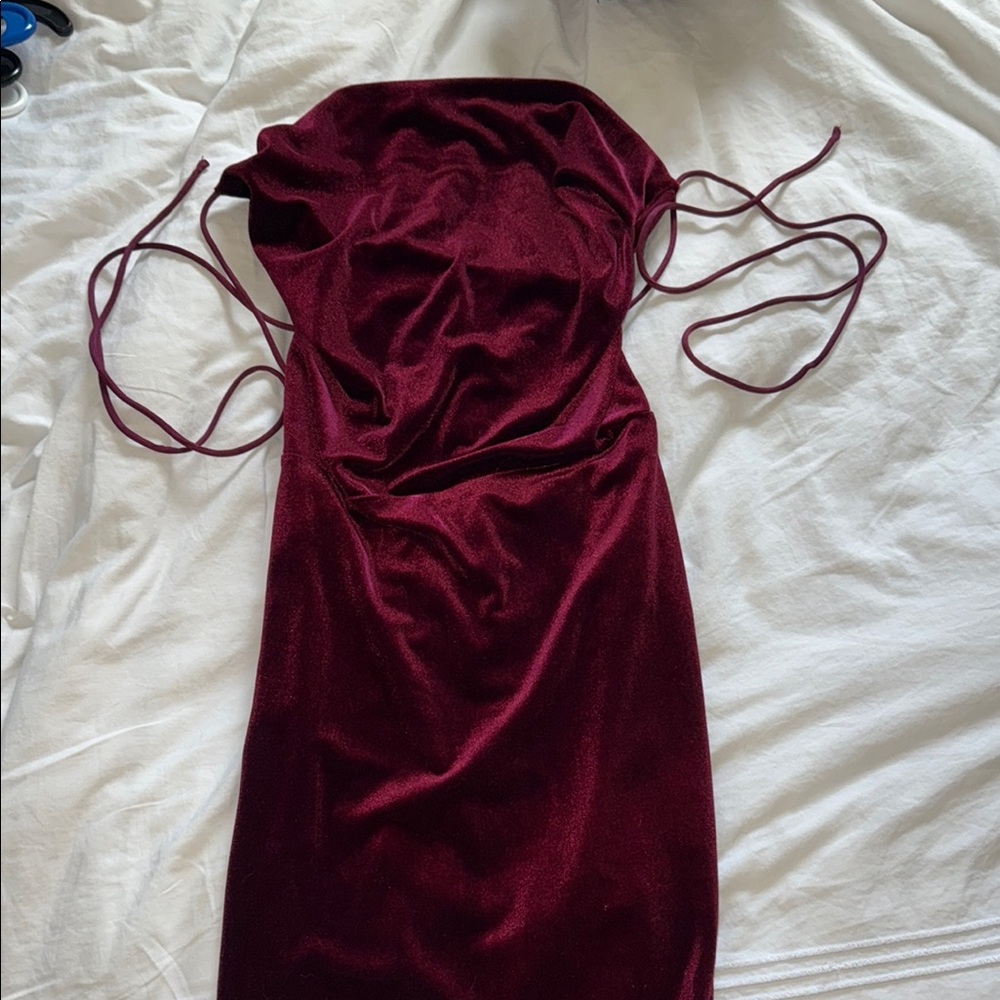 Lucy in the Sky Red Bodycon Cocktail Dress